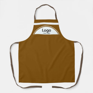 Ihr Logo Halb Kugel Braun Schürze