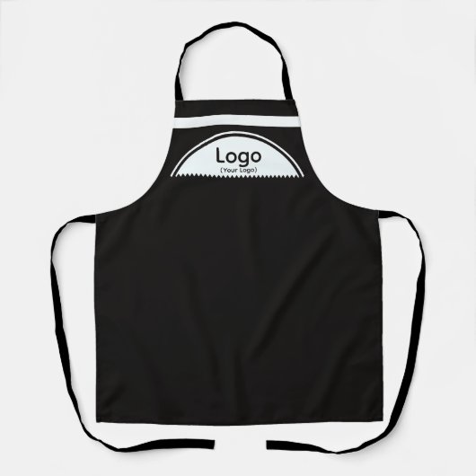 Ihr Logo Halbkugel-Design Schürze (Vorderseite)