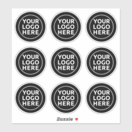 Ihr Logo hier 9-Pack-Aufkleber Aufkleber