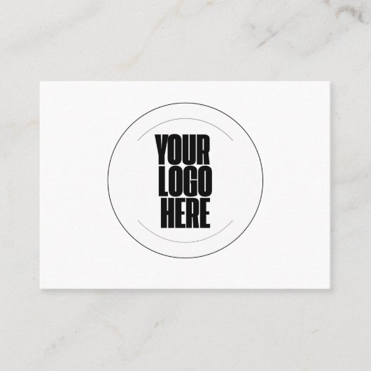 Ihr Logo hier Benutzerdefinierte Visitenkarte (Vorderseite)