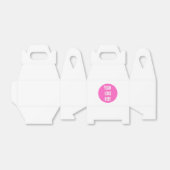 Ihr Logo hier Benutzerdefinierte Vorzugsfelder Geschenkschachtel (Ungefaltet)