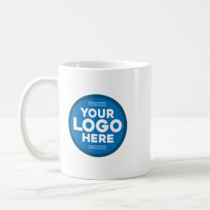 Ihr Logo hier Benutzerdefiniertes Geschäftslogo-Br Kaffeetasse