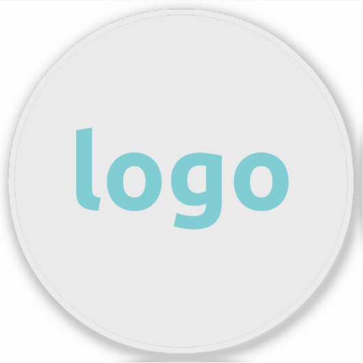 Ihr Logo hier Business Marketing Sticker (Vorderseite)