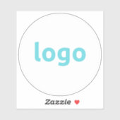 Ihr Logo hier Business Marketing Sticker (Blatt)
