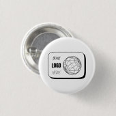 Ihr Logo hier Button (Vorne & Hinten)