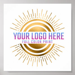 Ihr Logo hier Color Office Business Poster