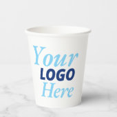 Ihr Logo hier, Cups für Restaurants, Cafés Pappbecher (Vorderseite)