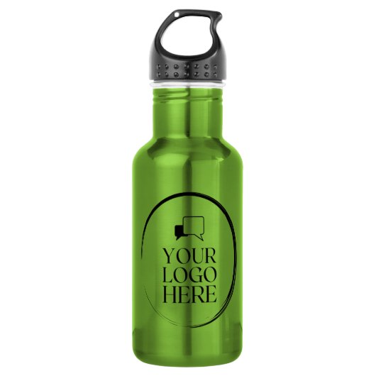 Ihr Logo hier Edelstahlflasche (Vorderseite)