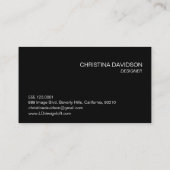 Ihr Logo hier einfach anpassbar - Inverse Visitenkarte (Rückseite)