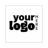 Ihr Logo hier einfach, modern und klein Gummistempel (Prägung)