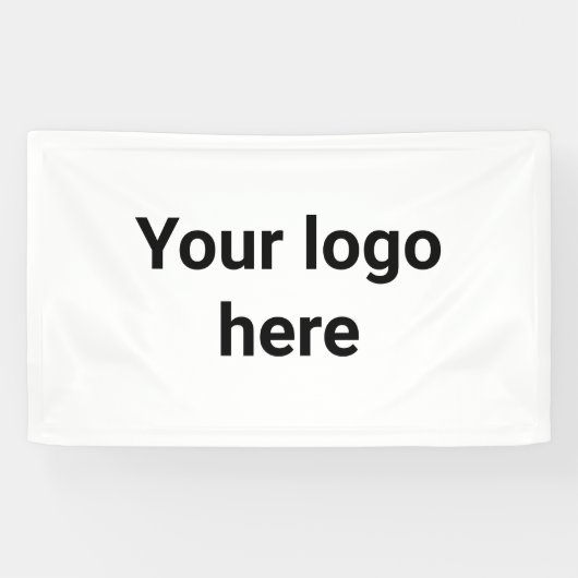 Ihr Logo hier einfache minimalklassische Banner (Horizontal)