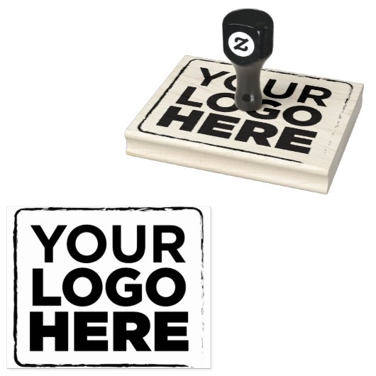 Ihr Logo hier Einfaches 4"x5"-Unternehmen Gummistempel (Stempel)