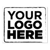 Ihr Logo hier Einfaches 4"x5"-Unternehmen Gummistempel (Prägung)