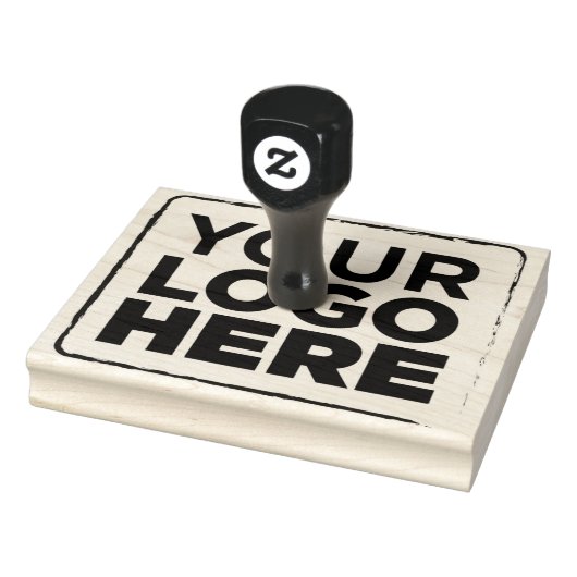 Ihr Logo hier Einfaches 4"x5"-Unternehmen Gummistempel (Stempel)