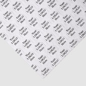 Ihr Logo hier Einfaches modernes Muster Seidenpapier (Ausschnitt)