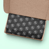 Ihr Logo hier Einfaches, modernes Muster-Umschlagp Geschenkpapier Set