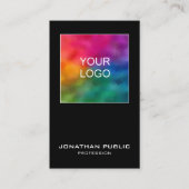 Ihr Logo hier Elegantes modernes Design Vertikal Visitenkarte (Vorderseite)