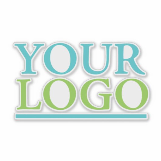 Ihr Logo hier, Geschäftsname Promo, DIY, VB 2 Aufkleber (Vorderseite)