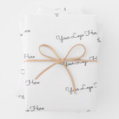 Ihr Logo hier Geschenkpapier Set (Beispiel)