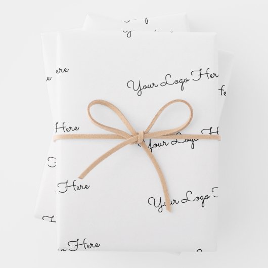 Ihr Logo hier Geschenkpapier Set (Beispiel)