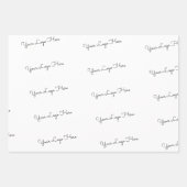 Ihr Logo hier Geschenkpapier Set (Vorderseite)