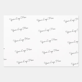 Ihr Logo hier Geschenkpapier Set