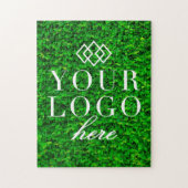 Ihr Logo hier Grün| Custom Jigsaw Puzzle (Vertikal)