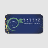 Ihr Logo hier, grün Namensschild (Vorderseite)