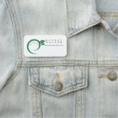 Ihr Logo hier, grün Namensschild (Beispiel)