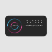 Ihr Logo hier, holografische Farbe Namensschild (Vorderseite)