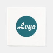 IHR LOGO HIER INDIVIDUALISIERTER NAME UND TEXT SERVIETTE (Vorderseite)
