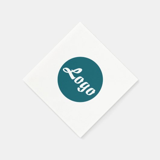 IHR LOGO HIER INDIVIDUALISIERTER NAME UND TEXT SERVIETTE (Ecke)