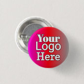 Ihr Logo hier – Individuelle Geschäftslösung Button (Vorne & Hinten)