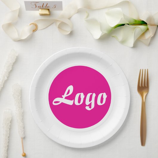 IHR LOGO HIER INDIVIDUELLER NAME UND TEXT PAPPTELLER (Hochzeit)