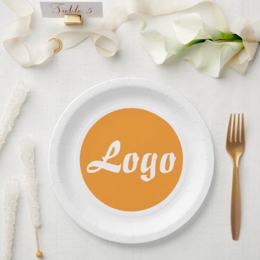 IHR LOGO HIER INDIVIDUELLER NAME UND TEXT PAPPTELLER (Hochzeit)