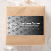 Ihr Logo hier ist weiß Ombre und bearbeitbar Farbe (Insitu)