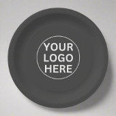 Ihr Logo hier l Company Event Werbemarke Pappteller