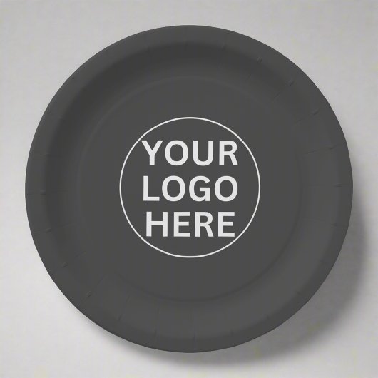 Ihr Logo hier l Company Event Werbemarke Pappteller