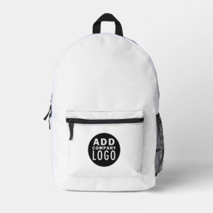 Ihr Logo hier MINIMALISTISCH Bedruckter Rucksack