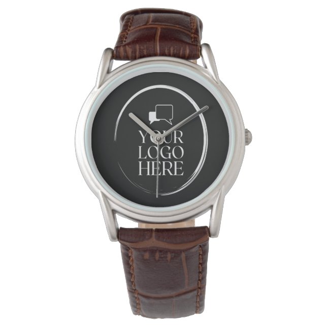 Ihr Logo hier Modern Armbanduhr (Vorderseite)