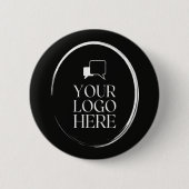 Ihr Logo hier Modern Button (Vorderseite)