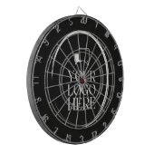 Ihr Logo hier Modern Dartscheibe (Vorderseite Links)