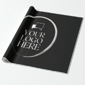 Ihr Logo hier Modern Geschenkpapier (Ungerollt)