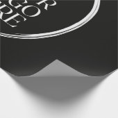 Ihr Logo hier Modern Geschenkpapier (Ecke)