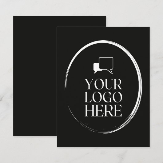Ihr Logo hier Modern Karte (Vorne/Hinten)