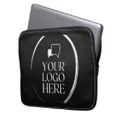 Ihr Logo hier Modern Laptopschutzhülle (Vorderseite Links)