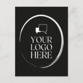 Ihr Logo hier Modern Postkarte (Vorderseite)