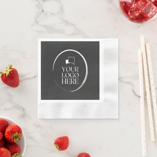 Ihr Logo hier Modern Serviette (Beispiel)