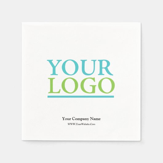 Ihr Logo hier, Name & Website-Werbung Serviette (Vorderseite)