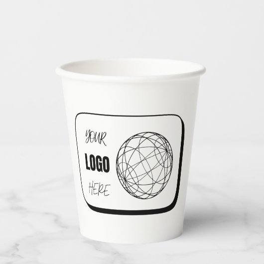 Ihr Logo hier Pappbecher (Vorderseite)